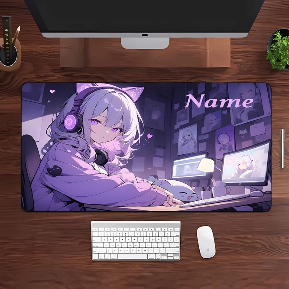 Anime Girl Gaming Large Desk M - đánh giá và giá Gaming Keyboard Name